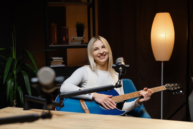 Professional vocal training session demonstrating proper singing technique and breath control